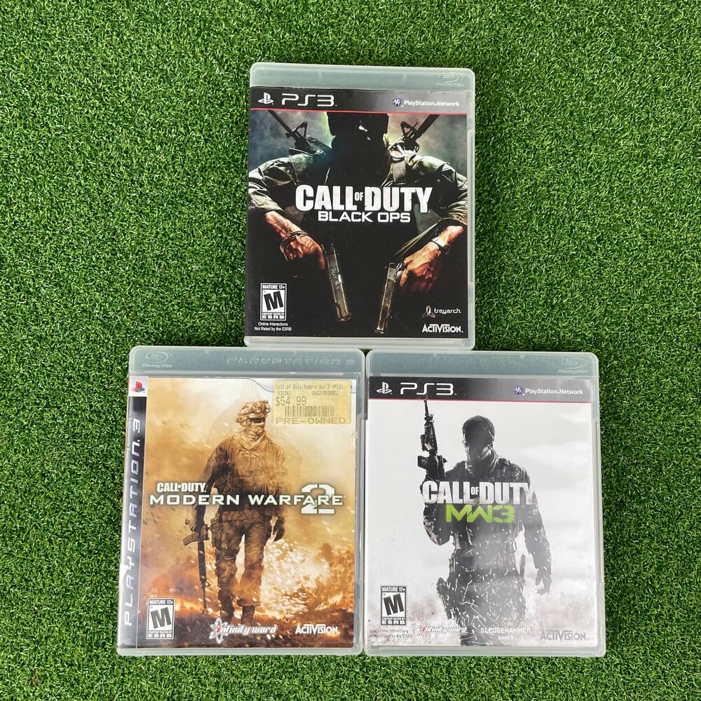 Call Of Duty Lot PS3 Games Black Ops Modern Warfare 2 & 3